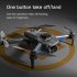 Drone HD Dual Camera H9 Brushless 360 Degree Obstacle Avoidance Wifi Foldable Quadcopter RC Drone Black 4k 3 Batteries