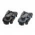 Drone HD Dual Camera H9 Brushless 360 Degree Obstacle Avoidance Wifi Foldable Quadcopter RC Drone Black 4k 3 Batteries