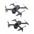 Drone HD Dual Camera H9 Brushless 360 Degree Obstacle Avoidance Wifi Foldable Quadcopter RC Drone Black 4k 3 Batteries
