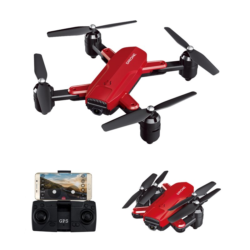 Drone ZD6-GPS WIFI FPV 1080 HD Camera Wide-angle Optical-Flow Foldable Selfie Drone Toys for Kids Children Boys Girls  720P
