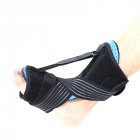 Drop Foot Brace Adjustable Plantar Fasciitis Dorsal Night Splint Foot Support Ankle Stabilizer Orthotic Foot Pain Relief black_One size