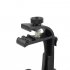 Drum Adjustable Microphone Holder 180 Degrees Rotation Drum Microphone Clips Mounts Shockproof Clamp Holder black