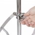 Drum Stand Snare Dumb Holder Cymbal Triangle bracket Support All of Size Cymbal Silver