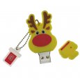 Cute Deer Waterproof U DISK - Brown 8GB