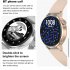 Dt4  Men Smart Watch Wireless Charging Heart Rate Monitoring Bluetooth compatible Calling Gps Tracking Sports Fitness Smartwatch Compatible For Android Ios Gold