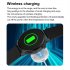 Dt4  Men Smart Watch Wireless Charging Heart Rate Monitoring Bluetooth compatible Calling Gps Tracking Sports Fitness Smartwatch Compatible For Android Ios Blac