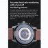 Dt70  Smartwatch for Men Ip68 Waterproof Smart Watch with Heart Rate Blood Pressure Monitor Silver Silicone Strap