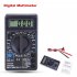 Dt830b Lcd Digital  Voltmeter Ammeter Ohmmeter Multimeter Volt Tester Meter Black