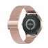 Dt86 Men Women Smart Watch Heart Rate Blood Pressure Monitor Sports Ip67 Waterproof Bluetooth Smartwatch 01 Steel belt Pink
