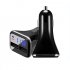 Dual 2 USB 5V 4 8A Intelligent Identification Port with LED Display Car Charger Adapter for Universal Cars