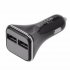 Dual 2 USB 5V 4 8A Intelligent Identification Port with LED Display Car Charger Adapter for Universal Cars
