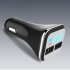 Dual 2 USB 5V 4 8A Intelligent Identification Port with LED Display Car Charger Adapter for Universal Cars