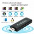 Dual Band 1200Mbps USB WiFi Dongle Wireless LAN Adapter 802 11ac a b g n Laptop Black