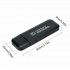 Dual Band 1200Mbps USB WiFi Dongle Wireless LAN Adapter 802 11ac a b g n Laptop Black