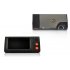 Dual Camera Car Blackbox DVR with 3 Inch Touchsreen featuring GPS Logger   3D G Sensor and high resolution video recording