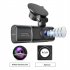 Dual Camera Car Dash Cam Full Hd 1080p Video Recorder Front Interior Cabin Cameras Night Vision Car Dvr Black