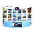 Dual Camera Rear Mirror Dash Cam brings extra security on the road with front and rear facing cameras and has clear playback on the 4 5 inch LCD display