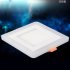 Dual Color Acrylic LED Recessed Ceiling Panel Down Lights Ultra Slim Lamp for Indoor Office Restaurant