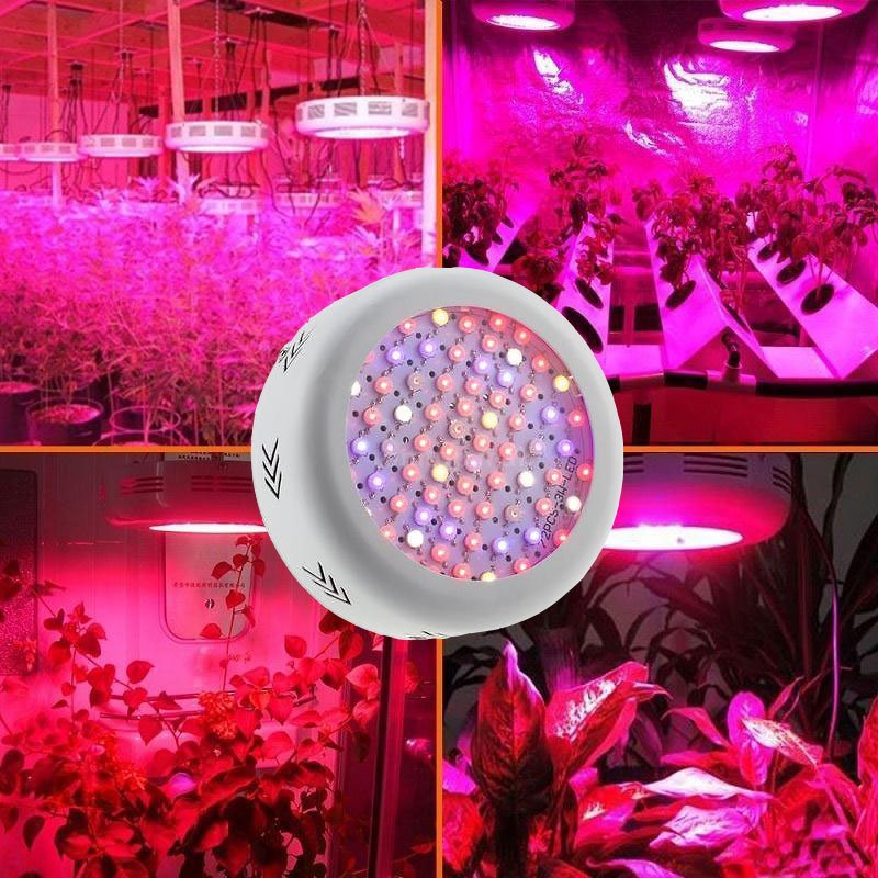 Dual Core 216 Watt LED Plant Growth Lamp Full Spectrum Indoor Fill Light UFO Plant Growth Lamp U.S. regulations