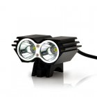 Dual Cree LED Bicycle Headlight and Headlamp  which has 1600 Lumens a IP65 Waterproof rating and a Rechargeable Battery is a brilliant safety accessory