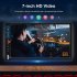 Dual Din Car Radio 7 Inch HD Screen Bluetooth Hands Free Kit Mp5 Player for Carplay Wireless Standard w  4 Lights