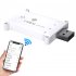 Dual Frequency 1200m Wireless Signal Amplifier Wifi Extender Booster 2 4g 5g Wifi Repeater Usb Power Supply White