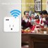 Dual Frequency 1200m Wireless Signal Amplifier Wifi Extender Booster 2 4g 5g Wifi Repeater Usb Power Supply White