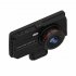 Dual Lens Car Dvr Dash Cam Video Recorder G sensor Hd 1080p Front And Rear Cameras Night Vision Parking Monitor black