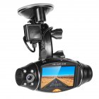 Dual Lens Dash Cam With Mounting Bracket Car Dvr Camera Recorder G-sensor 1080P