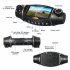 Dual Lens Dash Cam With Mounting Bracket Car Dvr Camera Recorder G sensor Front   Rear Video 1080p Driving Recorder