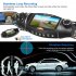 Dual Lens Dash Cam With Mounting Bracket Car Dvr Camera Recorder G sensor Front   Rear Video 1080p Driving Recorder