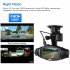 Dual Lens Dash Cam With Mounting Bracket Car Dvr Camera Recorder G sensor Front   Rear Video 1080p Driving Recorder