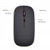 Dual Mode Bluetooth 4 0   2 4G Wireless Mute Computer Mouse for PC Laptop gray