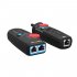 Dual Mode Network Cable Tracker Wire Toner RJ45 RJ11 Ethernet LAN Tracer Analyzer Detector Line Finder Black   red