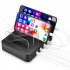 Dual PD QC3 0 4 Port USB 2 4A Desktop Multi Function Charging Station Dock Intelligent Smart Charger   EU Plug