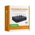 Dual PD QC3 0 4 Port USB 2 4A Desktop Multi Function Charging Station Dock Intelligent Smart Charger   UK  Plug
