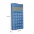 Dual Power Calculator of Large Buttons Portable Counting Machine School Office Supplies Sky blue