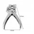 Dual Purpose Tool Grommet Eyelet Pliers Kit Portable Grommet Puncher Hand Press Kit With 100 Pieces Grommets For DIY Use Leather Belt Shoes Cloths punching plie