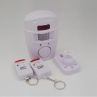 Dual Remote Control Infrared Alarm Device Door Window Anti theft Alarm Home Security as picture show