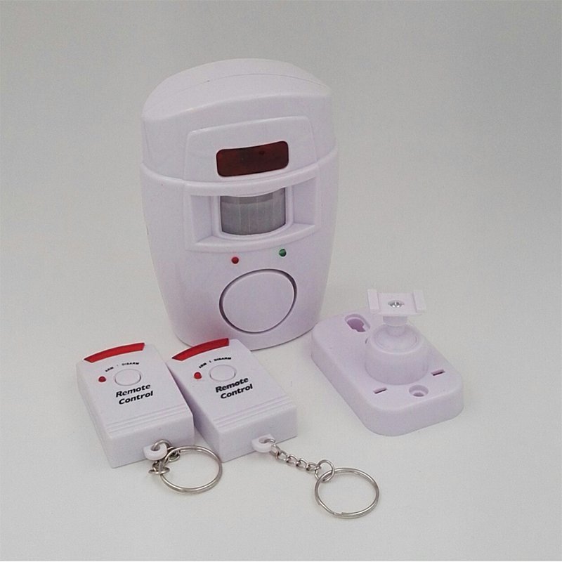 Dual Remote Control Infrared Alarm Device Door Window Anti-theft Alarm Home Security as picture show