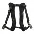 Dual Shoulder Camera Neck Strap Belt Quick Release for Digital SLR DSLR Camera  black