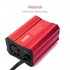 Dual USB 150W DC 12V to AC 110V 220V Power Converter Car Charger Adapter Car Inverter US Socket red