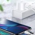Dual USB Round Travel Charger Mobile Phone Charging Head USB Power Adapter With Plug For Laptops Pad Phone And More White  European standard 