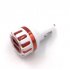 Dual Usb Car Charger Dc 5v  2 1a Fast Charging Adapter Universal Dual Usb Car charger Adapter Red