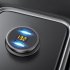 Dual Usb Car Charger Digital Display Multi functional Constant Temperature Charging Adapter Vehicle Parts grey