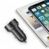 Dual Usb Car Charger Digital Display Multi functional Constant Temperature Charging Adapter Vehicle Parts grey