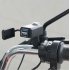 Dual Usb Port Motorcycle Handlebar Charge Adapter Power Socket Waterproof Charger Black