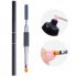 Dual Use Nail Pen Steel Push Light Therapy Pen Quickly Extend Crystal Gel Pen Take Glue Stick Nail Extension Gel Set Black lever
