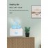Dual color Flame Air Humidifier Aroma Diffuser Desktop Quiet Humidifier Fog Maker Home Fragrance Diffuser White