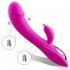 Dual point Vibrator Female Licking Machine Clitoris Stimulator G Spot Powerful Dildo Wand Female Adult Sex Toys rose Red